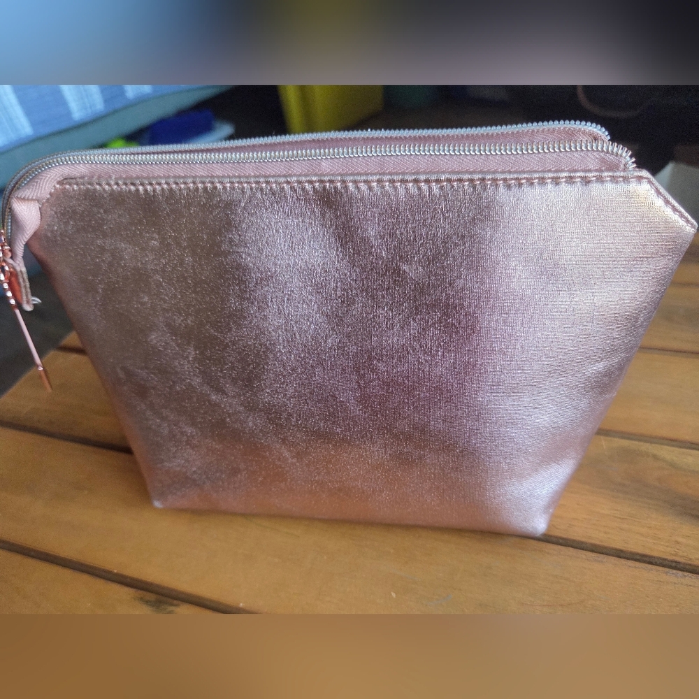 Lancome Rose Gold Cosmetic Bag